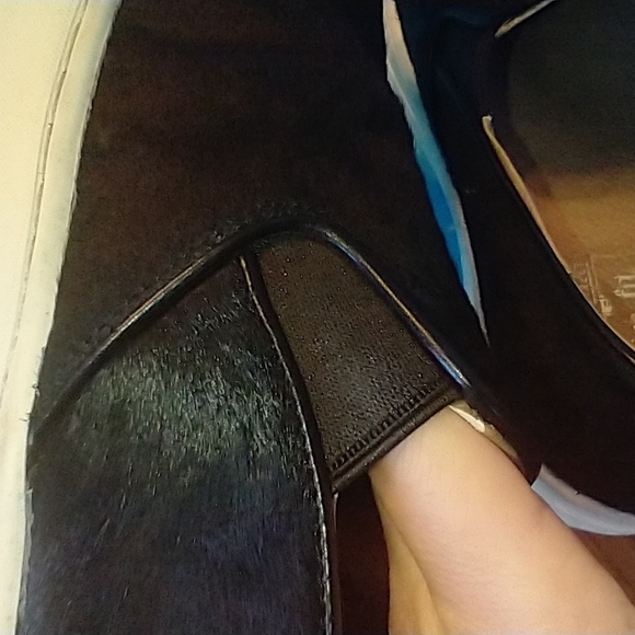 Sketcher Fur leather Furry Friend platform sneaker 7.5 - Picture 9 of 12